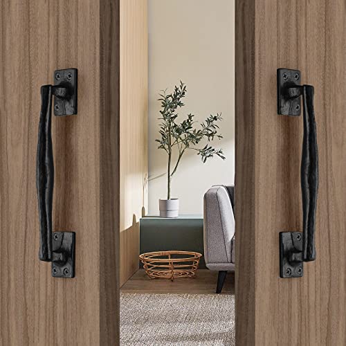 HOME MASTER HARDWARE 9-3/4" Rustic Gate Handle, 2 Pack Barn Door Handles
