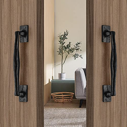 HOME MASTER HARDWARE 9-3/4" Rustic Gate Handle, 2 Pack Barn Door Handles