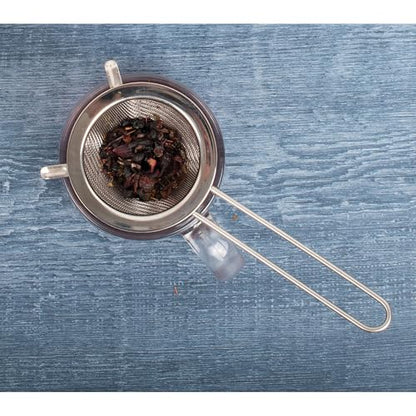 HIC Kitchen Double-Ear Conical Tea Strainer, 18/8 Stainless Steel, 3-Inch, For Straining Brewed Loose Leaf Tea And Mulled Beverages - color: Conical Infuser, size: Single