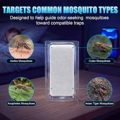 Mosquito Attractant Cubes for Traps Refill | Mosquito Lure, Effective for Indoor Outdoor Patios, Gardens, Backyards, Camping,Outdoor Activities