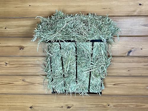 Dutch Ranch Heavy Duty Steel Wall Hay Rack, Black, 18.5" Long