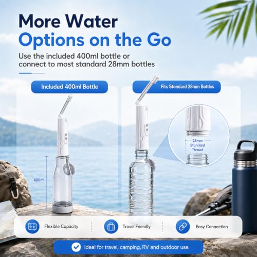 Portable Bidet for Travel, 400ml Rechargeable Electric Bidet Sprayer