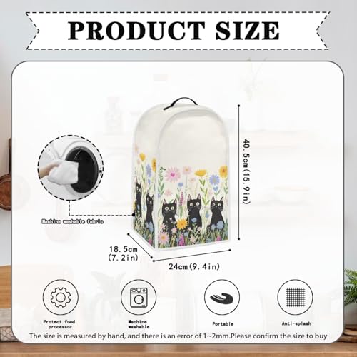 Blender Cover, Universal Home Small Appliances Protective Cover Blender Cover Sturdy Stand Mixer Protective Cover Cute Cats - color: Cute Cats Prints
