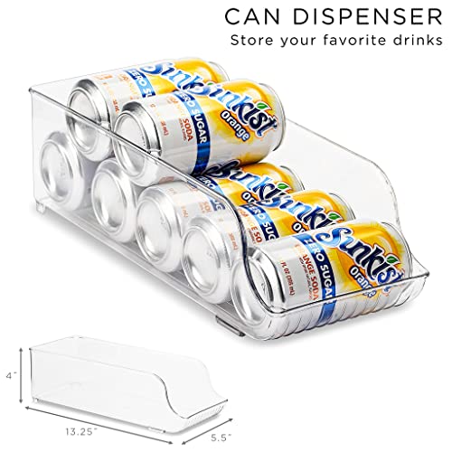 Sorbus Fridge Organizers and Storage Bins for Pantry & Fridge (6 Piece Set) - size: 6 pack