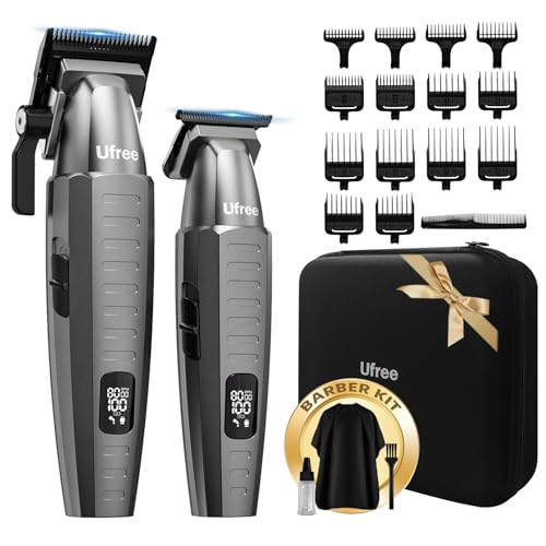 Ufree Cordless Hair Clippers for Men, Professional Barber Clippers Set - size: 22 Piece Set