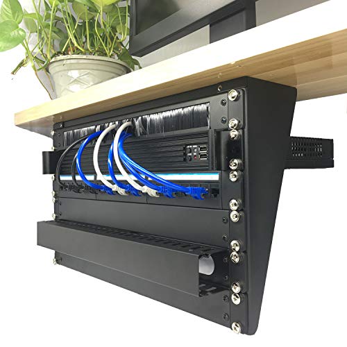 6U Steel Wall Mount Rack Vertical and Horizontal Mounting - size: 6U