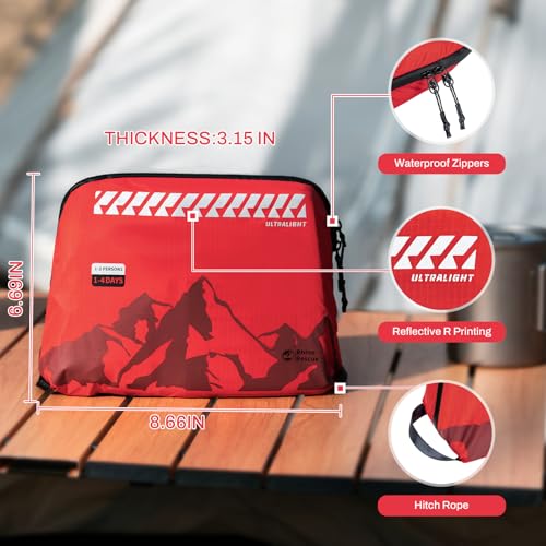 RHINO RESCUE Ultralight Camping First Aid Kit, Water-Resistent Up to 4 Days - size: PRO