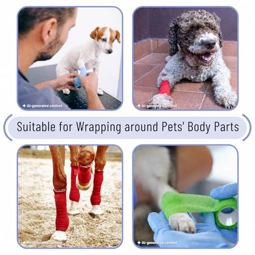 Mr. Pen- Self Adhesive Bandage Wrap, 2" x 5 Yards, 6 Pack - color: Citrus, size: 2" x 5 Yards, 6 Pack
