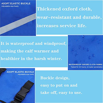 2 Goat Coats for Winter Calf Blanket Horse Blanket Goat Blankets for Winter Calf Clothing Calf Warm Artifact Calf Cold Clothing Calf Keep Warm Clothing Horse Blanket for Cattle Blue