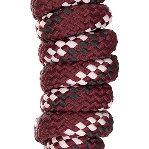Equinavia Iris Soft 8' Lead Rope with Snap Buckle - Burgundy/White/Grey - One Size - color: Burgundy/White/Grey