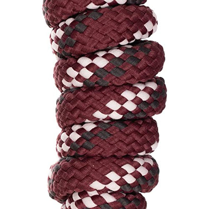 Equinavia Iris Soft 8' Lead Rope with Snap Buckle - Burgundy/White/Grey - One Size - color: Burgundy/White/Grey