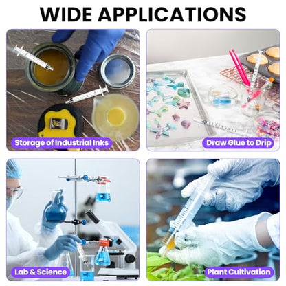 30 PCS 10ml Oral Syringe With Cap, Plastic Syringes without Needle for Medicine Dropper, Liquid Measuring, Handicrafts, Individually Sealed, Luer Slip - style: 10ML