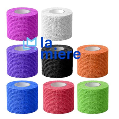 2" x 5 Yards - 8 Counts Self Adherent Cohesive Bandages Cohesive Wraps Mix Color - color: Mix, size: 2inX5yd