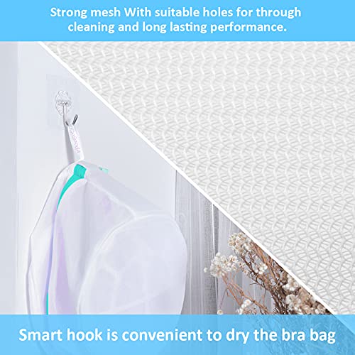 GOGOODA Mesh Laundry Bags for Delicates Durable Protective Wash Bags - size: 4 Bra Bags(6.5*8in)