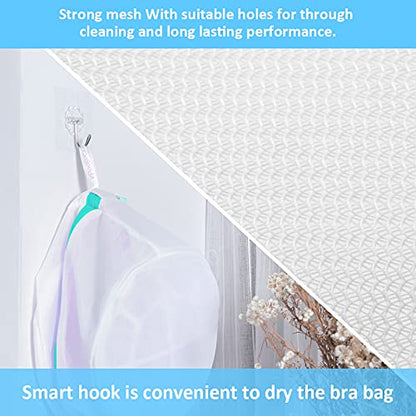 GOGOODA Mesh Laundry Bags for Delicates Durable Protective Wash Bags - size: 4 Bra Bags(6.5*8in)
