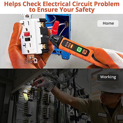 Proster Electrical Test Tool - TRMS Clamp Meter 6000&NCV Voltage Tester Pen
