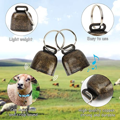 5 Pack Reflective Goat Collars with Bells,Anti-Lost Pet Collar - color: Reflective Multi-colored