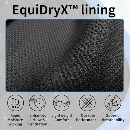 EQUINEWAVE Aria Soft Suede Dressage Saddle Pad – Breathable Moisture-Wicking Lining, Shock-Absorbing Cushion, Contoured Spine, English Horse Saddle Pad - color: Sky Blue