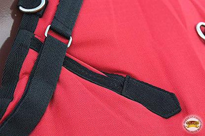 Winter Horse Blanket 600D Waterproof - Hilason Turnout Sheet - size: 78 In