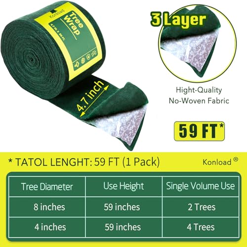 Tree Protector Wraps Winter Trees Antifreeze Bandage Tree Bark Protector Tree Wrap for Damaged Bark from Deer and Animal