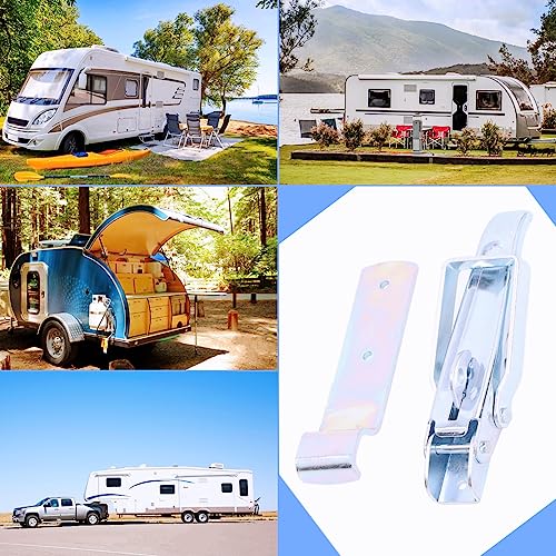 Utility Trailer Lift Gate Latches, RV Trailer Gate Latch Handle Parts for RV Camper Caravan Replacement Accessories