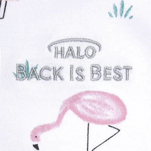 HALO 100% Cotton Sleepsack Swaddle, 3-Way Adjustable Wearable Blanket, TOG 1.5, Flamingos, Small, 3-6 Months - color: Flamingos, size: Small (Pack of 1)