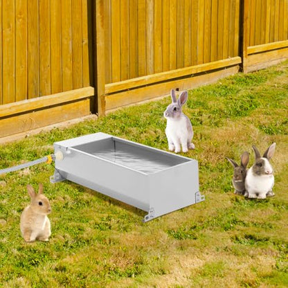 Automatic Livestock Water Tank, Large Capacity Self Filling Dog Waterer Tank, Animal Drinking Water Bowl with Float Valve, Suitable for Farms Home
