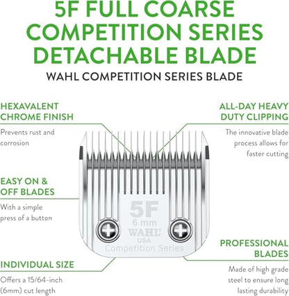 Wahl Professional Animal Competition Blade, 2372-100, 5F - size: 5F