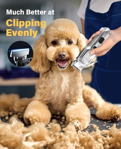 oneisall Dog Clippers Grooming Kit for Thick Coats & Heavy Duty