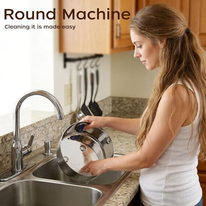 4L/135oz Large Cat Water Fountain Advanced 304 Stainless Steel with Detachable Tank, Easy to Clean, Automatic Pet Fountain Quiet Cats Water Dispenser, Dogs (135oz Large Cat Fountain)