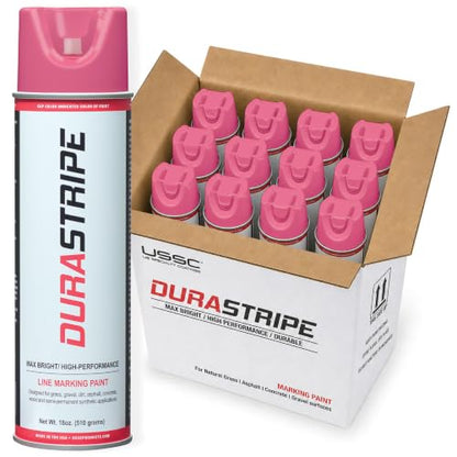 Inverted Utility Marking Spray Paint 18oz (Pink) - color: Pink