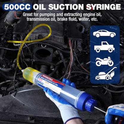 WORKPRO 500CC Manual Fluid Extractor - size: 500cc