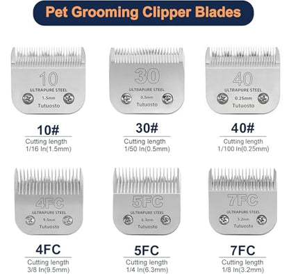40# Clipper Blade Compatible with Andis,Wahl and Oster Dog Clippers - color: 40# 1PACK