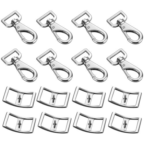 Moxweyeni 16 Pcs Trigger Snap Hooks 2.91" Swivel Bolt Snaps for Horse Tack