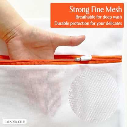 4 Pack Mesh Laundry Bags for Delicates 12inx16in LAUNDRY CLUB® - size: 12 x 16 inches