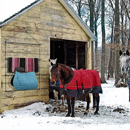 Horse Blanket Rack Heavy Duty Stainless Steel Blanket Holder for Horse Blankets Pads Saddle Blankets,24 * 44 inches