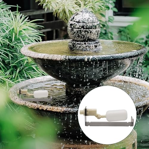 Auto Water Fountain Fill System Float Valve Kit Adjustable Arm Outdoor
