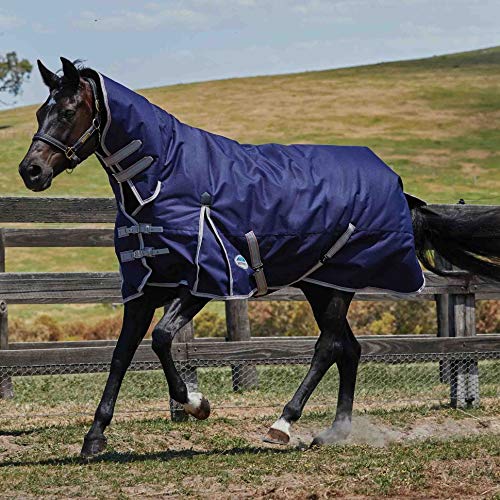 WeatherBeeta ComFiTec Essential Combo Neck Medium, Navy/Silver/Red, 54" - size: 54"