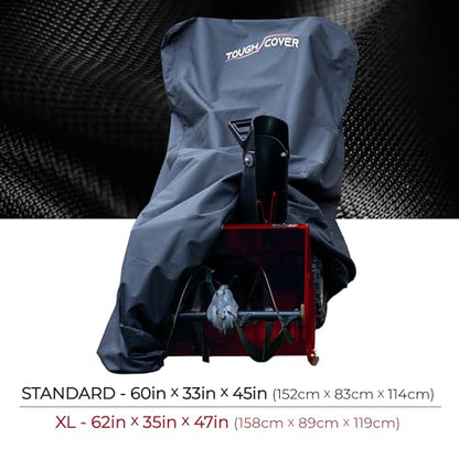 Tough Cover Snow Blower Cover, Basic 210D, Standard Fit, Black - color: Basic Standard - Black
