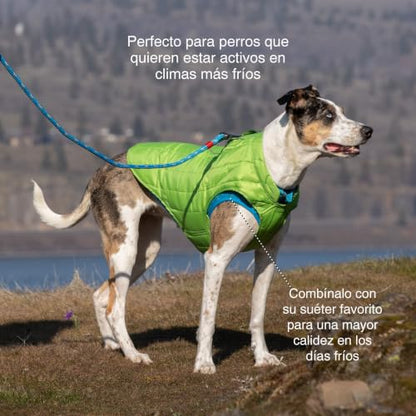 Kurgo Loft Dog Jacket, Ink Blue, Small - color: Ink Blue/Seaglass, size: Small