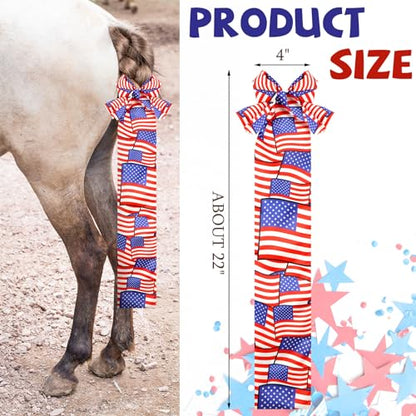 Huhumy 6 Pcs Horse Tail Bags 22" Breathable Slip on Guard,Modern Style - style: Modern Style