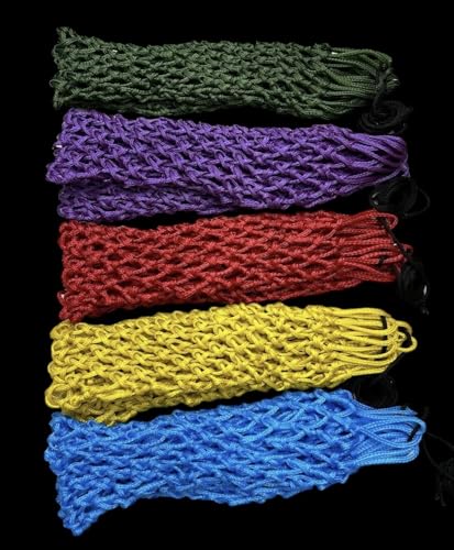 Majestic Ally 2”x2” Holes Highly Durable Very Sturdy 36" Hay Net with for Horses, Goat etc. - color: Red