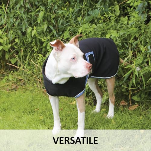 Dura-Tech Heavy Fleece Dress Dog Coat | Plush Warmth for Chilly Barn Nights | Ideal for Horse & Equestrian Enthusiasts