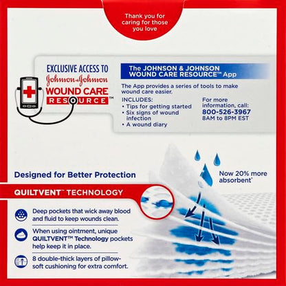 Band-Aid Brand Cushion Care Non-Stick Gauze Pads, Individually-Wrapped, Medium, 3 in x 3 in, 10 ct (Pack of 2) - size: 3x3 Inch 25ct (Pack of 20)