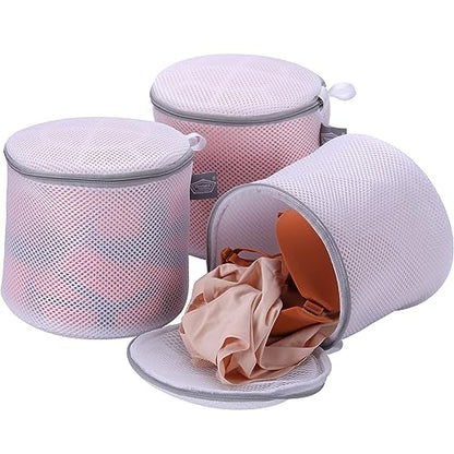 Large Bra Washing Bag for Laundry, Lingerie Bags for Washing Bras, 8", 3Pcs - size: 3L(8x8x8")