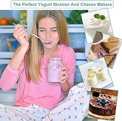 Nut Milk Bag Reusable 3 Pack Multi-size Food Strainer Nut Bags - size: 3 pack-8"x12"/10"x12"/13"x13"