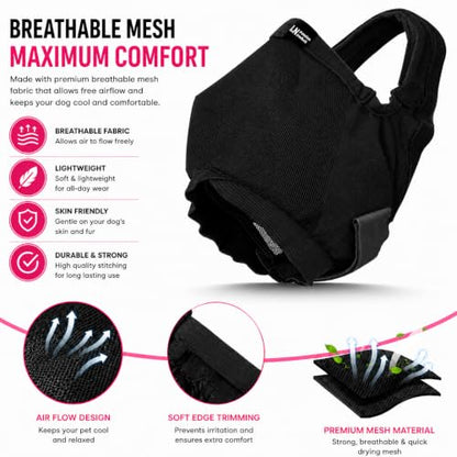 Cattle Livestock Fly Mask Fleece Padding Breathable Mesh Adjustable Fit for All Cattles (Black, Pink) (Black) - color: Black