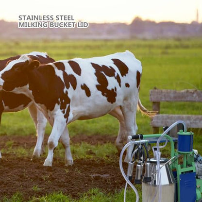 Milk Bucket Lid Professional Milking Machine Accessory Replacement Lid for Bucket Fits Milking Setup -Resistant Cover for Cow Milking Supplies 7.87 X 7.87 X 3.14 in