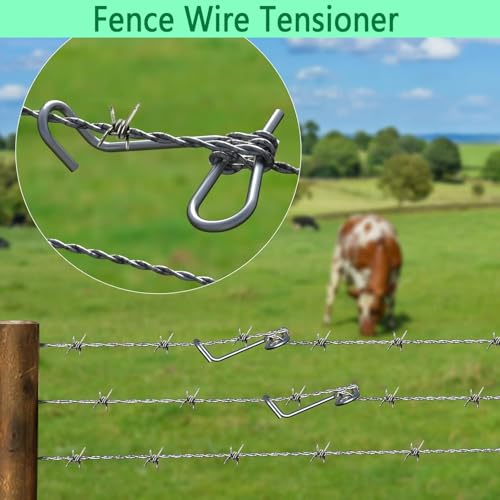 20 PCS Fence Wire Tighteners for Wire Fence Farm Garden