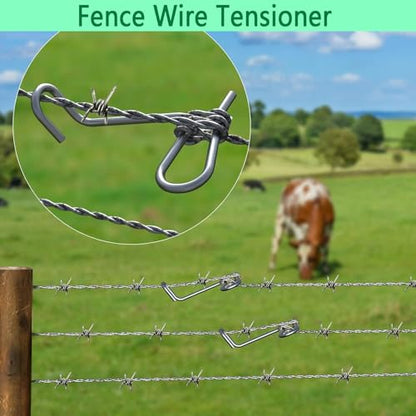 20 PCS Fence Wire Tighteners for Wire Fence Farm Garden
